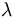  \lambda\,