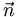  \vec{n} \,