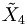  \tilde{X}_4\,