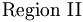  \mbox{Region II} \, 