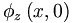 \phi_{z}\left(  x,0\right)  