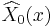  \widehat{X}_0(x) \,\!