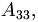  A_{33}, \, 