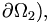 \partial \Omega _{2}),