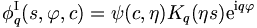 
\phi_q^{\mathrm{I}}(s,\varphi,c) = \psi(c,\eta) K_q (\eta s) \mathrm{e}^{\mathrm{i}q \varphi}
