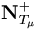 {\mathbf N}^{+}_{T_\mu}