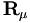 {\mathbf R}_\mu