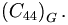 \ \left( C_{44} \right)_G.