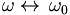  \omega \leftrightarrow\, \omega_0 