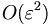 O(\varepsilon^2)