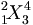{}_1^2\!X_3^4