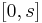 \left[  0,s\right]  