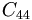  C_{44} \, 