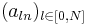 (a_{ln})_{l \in [0, N]}