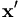 \mathbf{x}^{\prime }