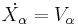\dot{X_{\alpha}}=V_{\alpha}