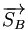 \overrightarrow{S_B}\,