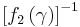 \left[  f_{2}\left(  \gamma\right)  \right]
^{-1}