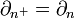 \partial_{n^{+}} = \partial_n